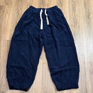 Men's Navy Corduroy Pants